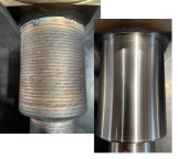 Aufarbeitung verschlissener Zapfen